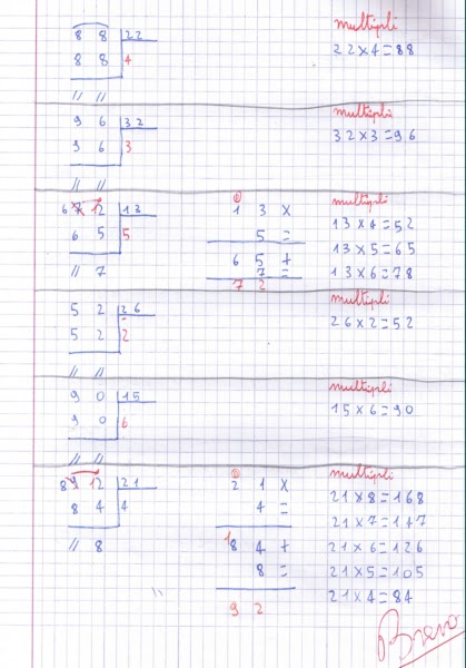 Didattica Matematica Scuola Primaria Divisioni In Colonna Classe Quarta