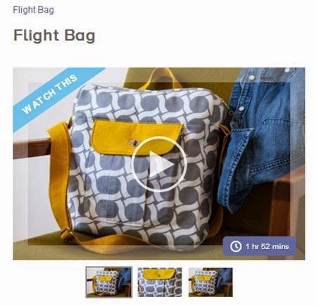 Betz White Flight Bag Class on Creativebug.com