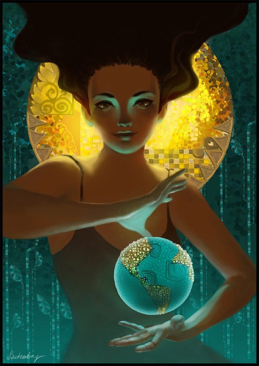 As incríveis ilustrações de fantasia de Kamila Szutenberg Kamila Szutenberg deviantart artstation ilustrações fantasia games mulheres anjas