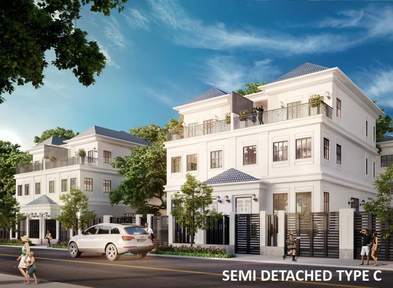 biệt thự song lập Lakeview City mẫu C biệt thự song lập Lakeview City mẫu C