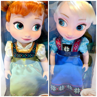 The Doll Grotto: Disney Store Anna and Elsa Toddler Dolls