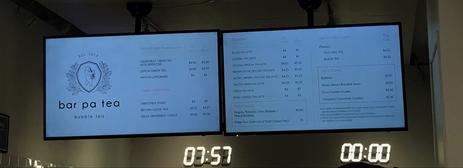 [NYC Soho] Bar Pa Tea Bubble Tea Ice Cream