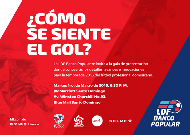LDF | Anuncian Gala de Presentación de la 2da Edición de la Liga Dominicana de Fútbol