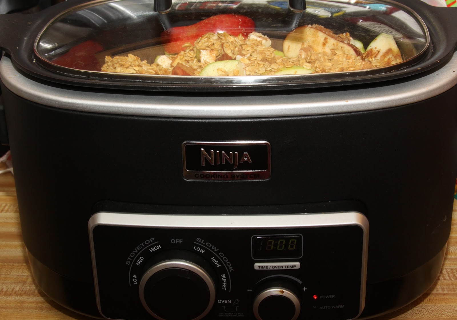 For the Love of Food CrockPot Overnight Breakfast Apple Crisp