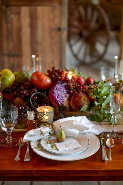 The French Tangerine: ~ thanksgiving table