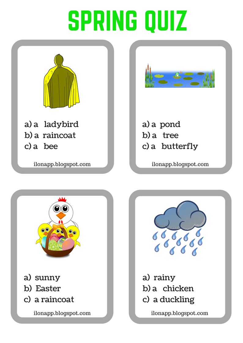 English Freak Blog o nauczaniu języków obcych SPRING FLASHCARDS AND