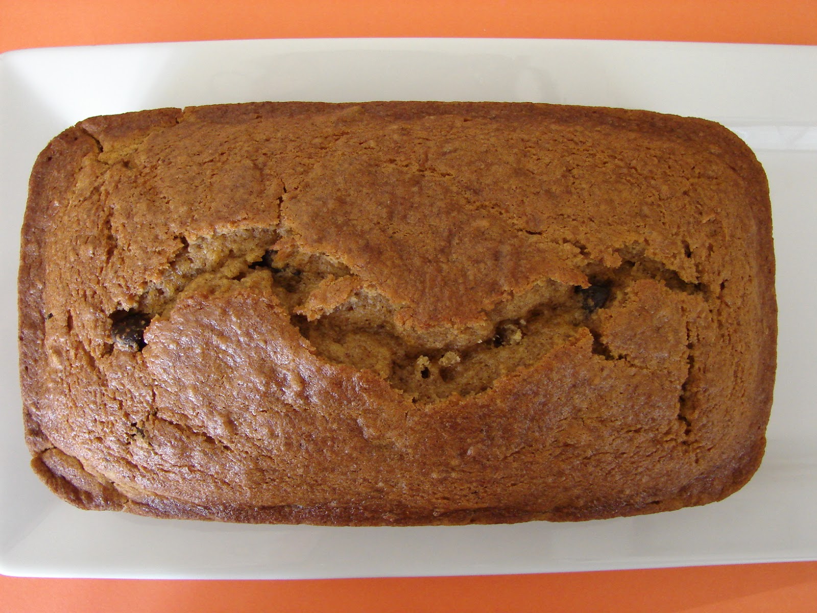The Royal Cook Kneaders Pumpkin Chocolate Chip Bread