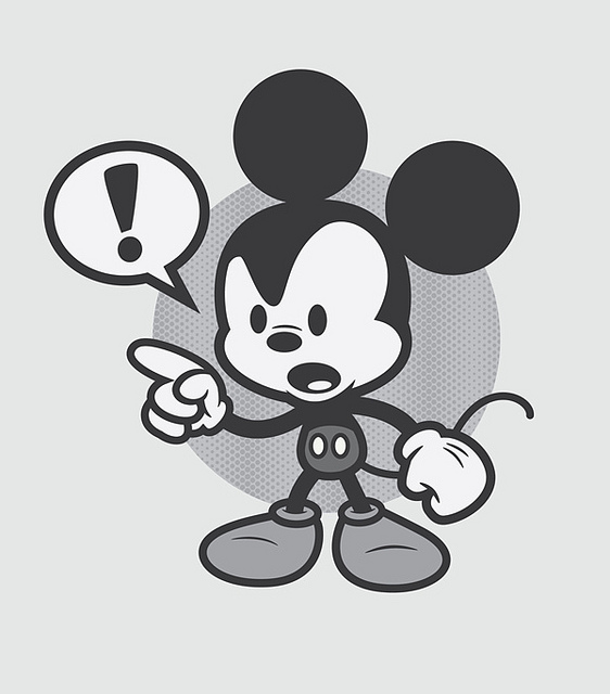 mickey mouse vector illustration