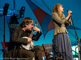 Bela Fleck and Abigal Washburn Performing at LEAF Festival