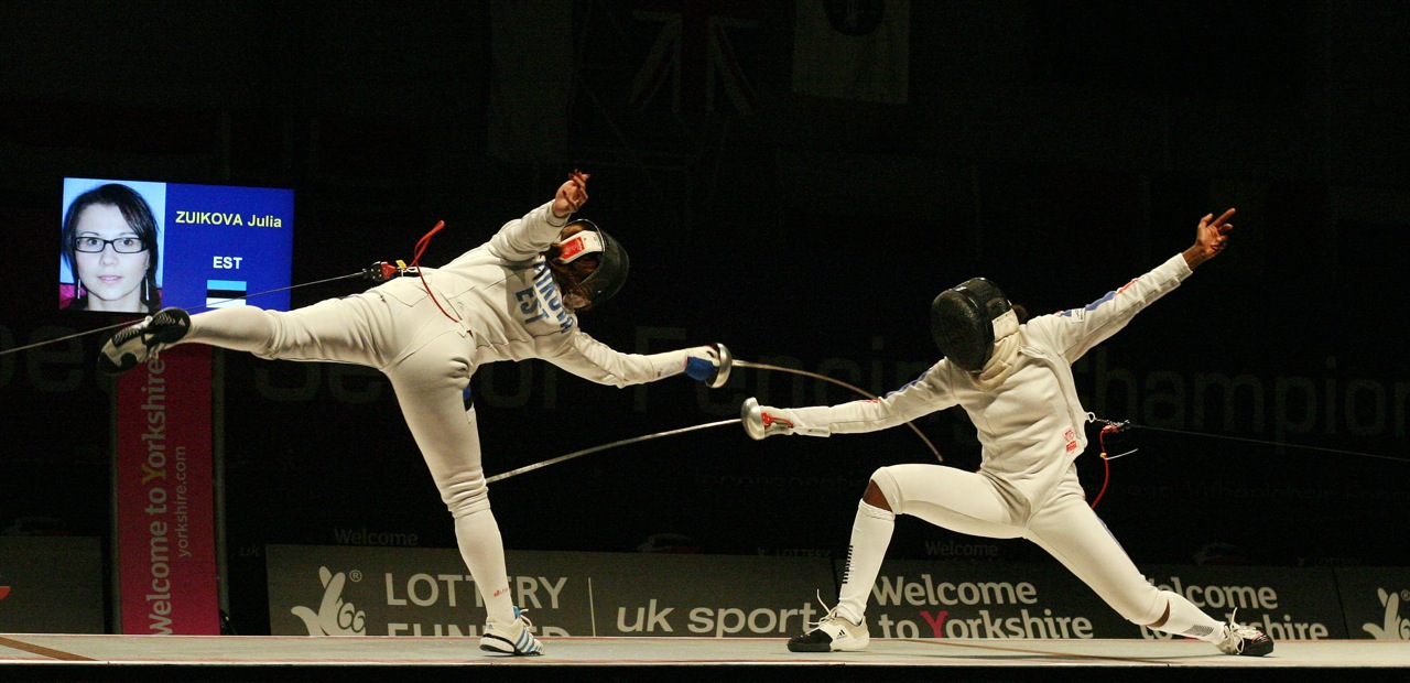 Sassy fencer Curtain falls for european senior fencing championship '11