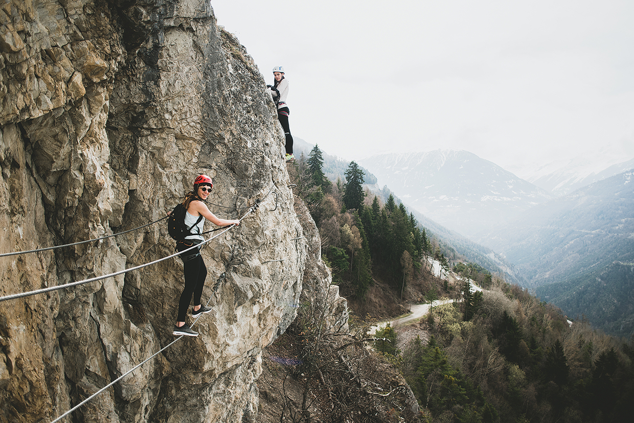 Via Ferrata — Climbing Rock Faces in Switzerland Mr & Mrs Globe Trot