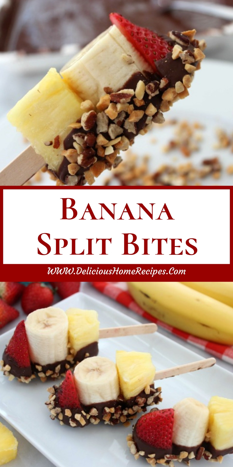 Banana Split Bites Banana Split Bites