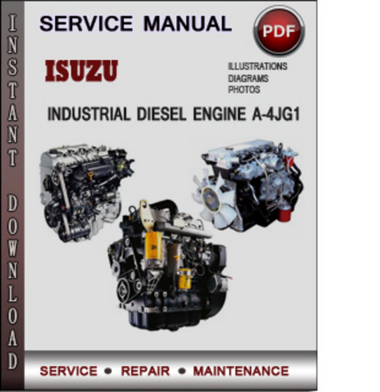 Isuzu Industrial A-4JG1 Service Manual for Diesel Engine 1999-2005
