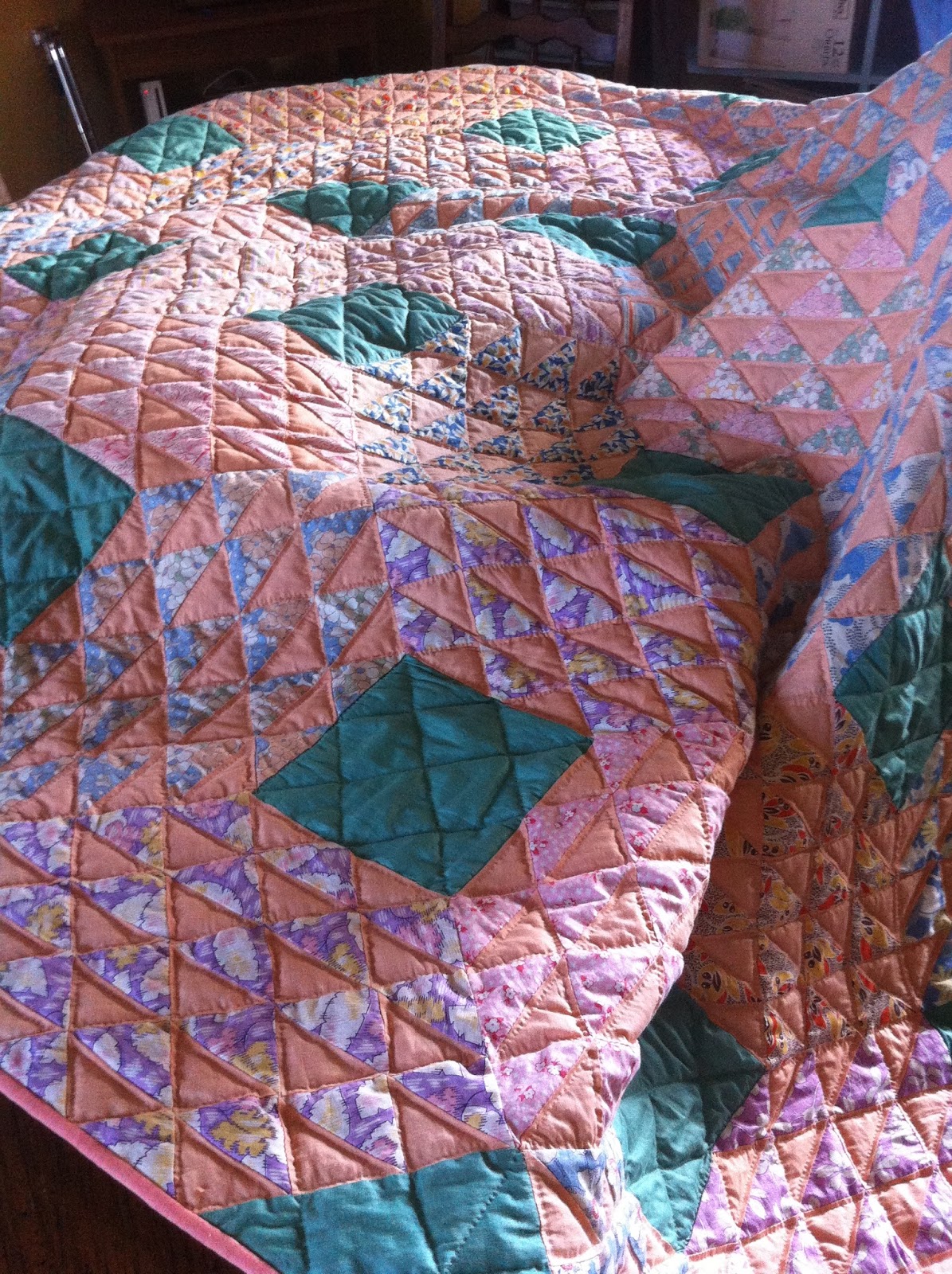 PamelaQuilts Hand Quilting Finish