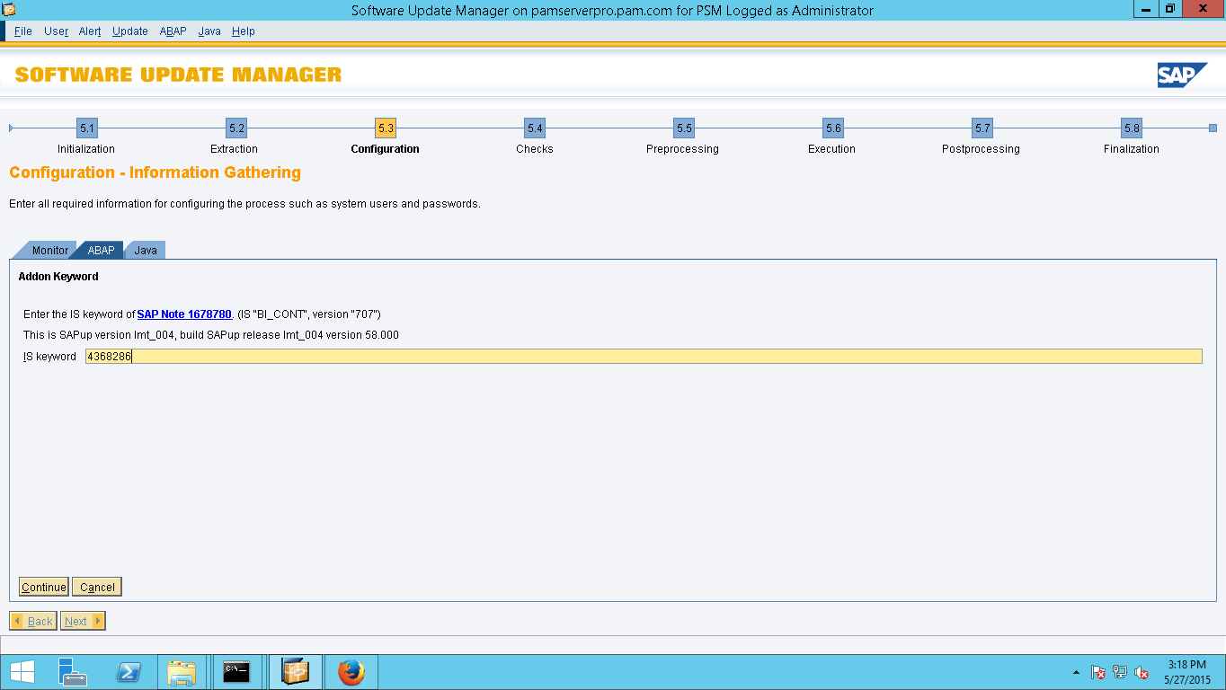 SAP SUM Tool (Software Update Manager) SAP BASIS Support and Training