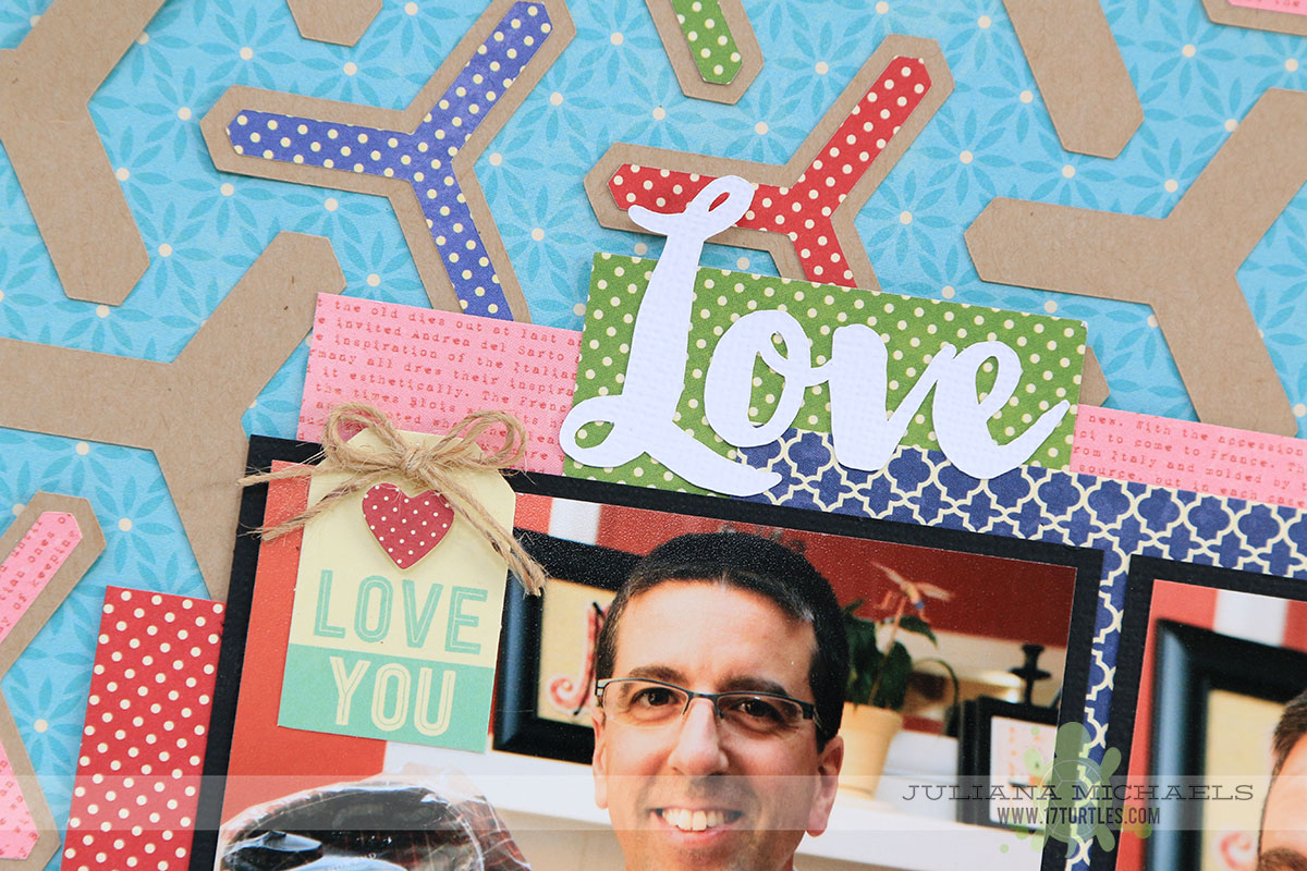 Love Anniversary Scrapbook Page by Juliana Michaels featuring 17turtles Digital Cut Files Love Always and Y Yes No. 1 Background