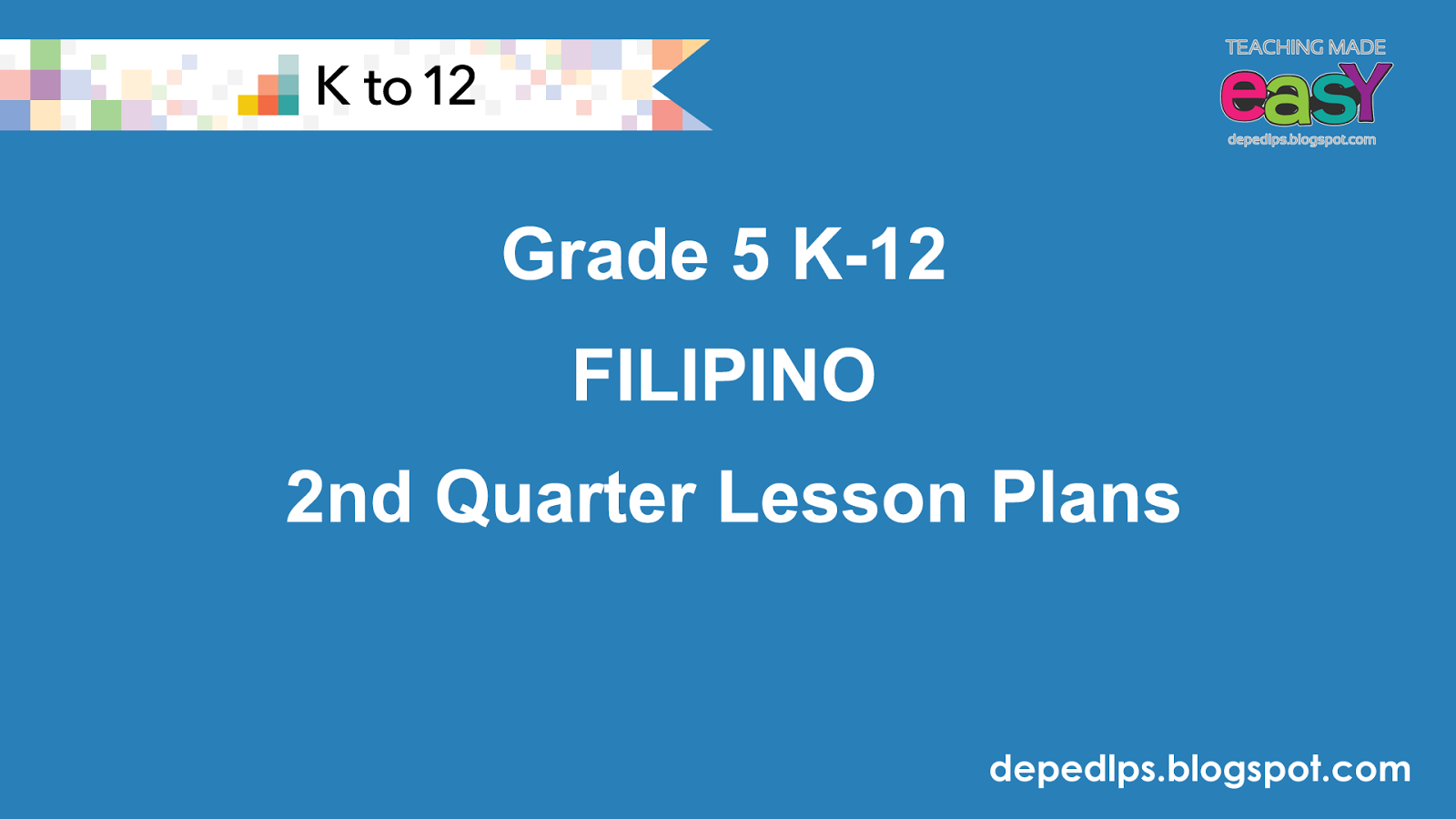 Sample Lesson Plan Filipino Grade 2 Grade 5 K 12 Lesson Plans Week Images