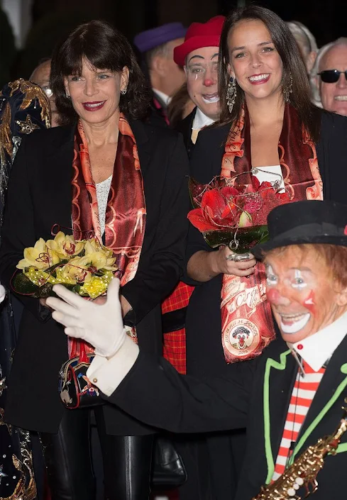 Princess Stephanie of Monaco and daughter Pauline Ducruet attend the 40th International Circus Festival
