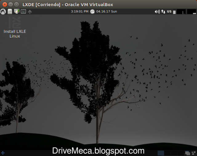 DriveMeca instalando LXLE paso a paso