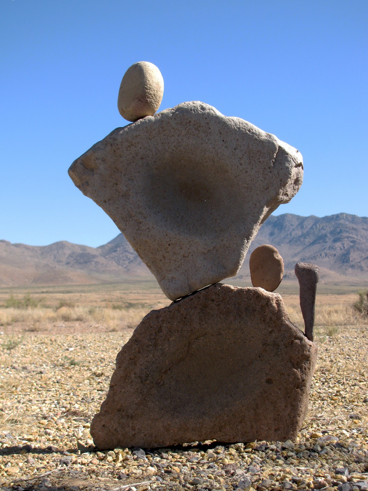 Blogging from the Boot Heel Balancing Stone Metates