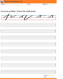 English cursive writing worksheet English cursive writing worksheet