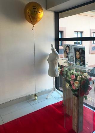 The Brow Bar at Clearwater Business Park The Brow Bar entrance with balloon and flower arrangement - Clearwater
