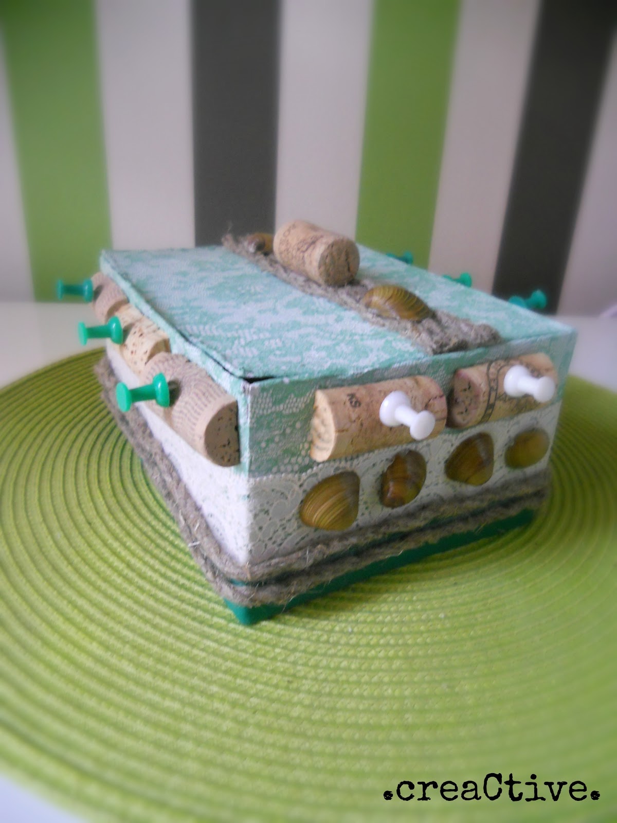 CreaCtive way of life Recycled jewelry box