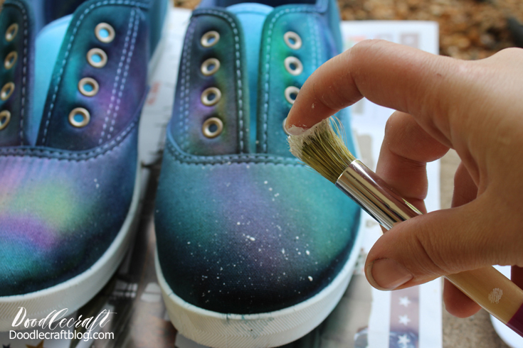 Tie Dye Shoes - How to Easily Tie Dye Sneakers at Home - AB Crafty