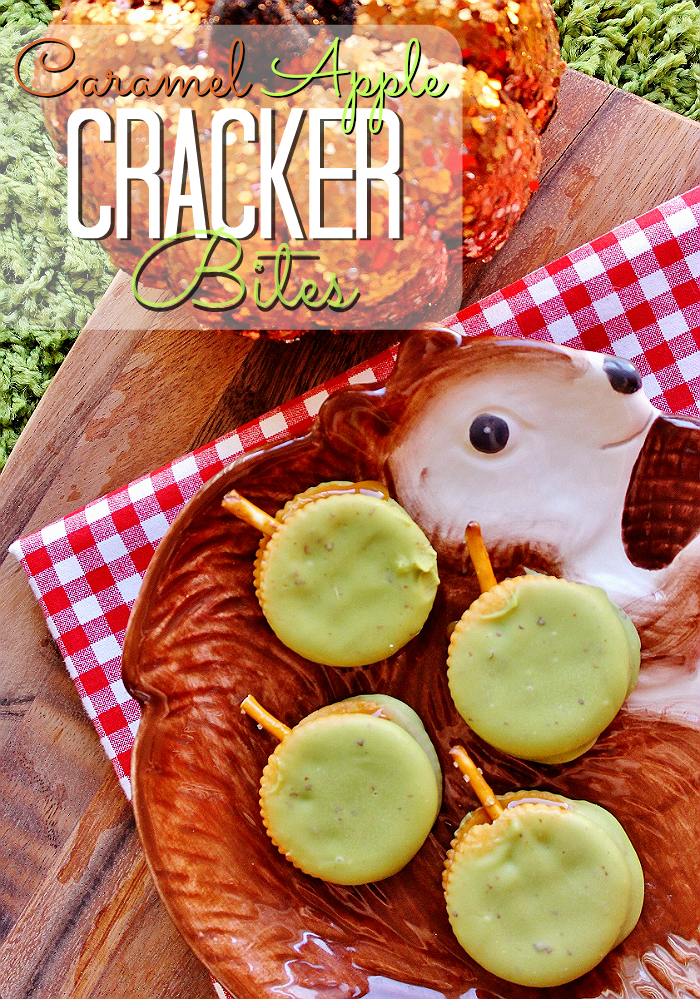 Momma Told Me No Bake Caramel Apple Cracker Bites Seasonal Recipe