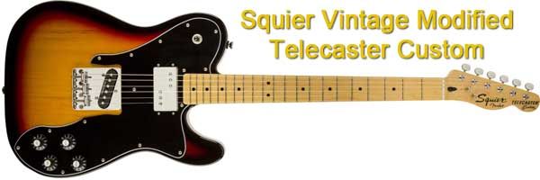 Squier Vintage Mod Telecaster Custom Guitarra Eléctrica Squier Vintage Modified Telecaster Custom