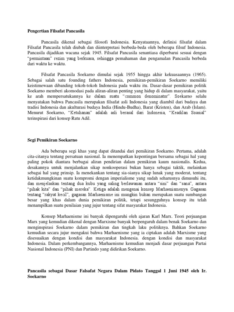 pengertian filsafat pancasila wood scribd indo