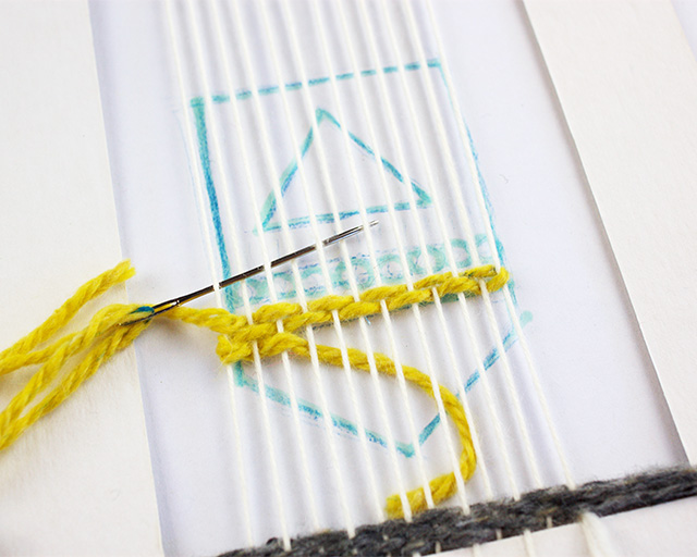 creating with jules: woven pendant necklace