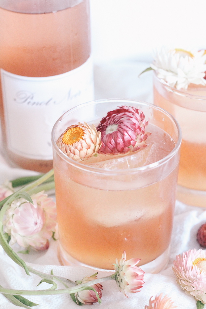 Boston Life and Style Blogger, The Northern Magnolia is sharing a delicious and refreshing cocktail combining rosé with the deep floral notes of elderflower liqueur and fresh citrus of grapefruit. This is one you don't want to miss!