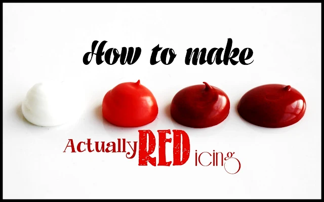 How do you make dark red icing? Find out here!