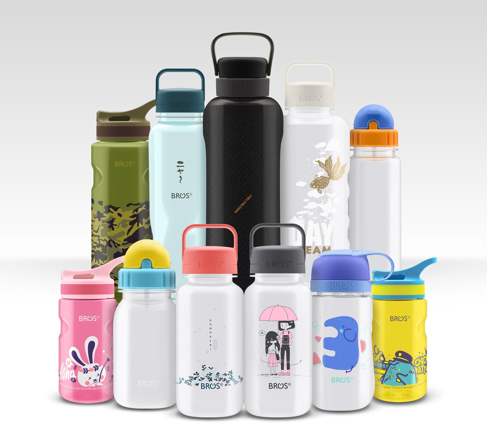 bros water bottle 2000ml