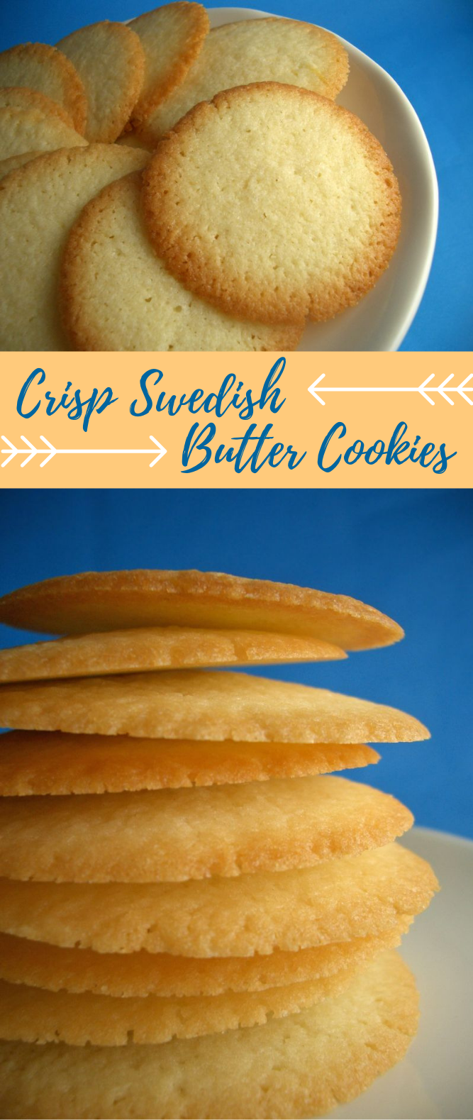 Crisp Swedish Butter Cookies #sweet #cookies