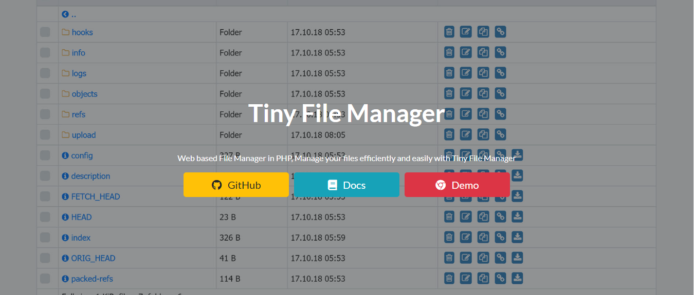 Tiny File Manager Pengganti Shell Backdoor
