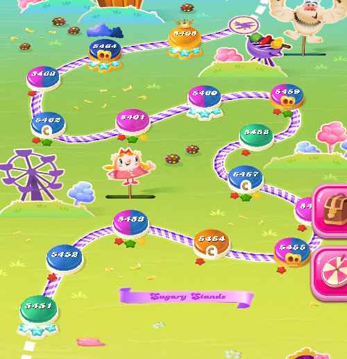 Candy Crush Saga level 5451-5465 Candy Crush Saga level 5451-5465