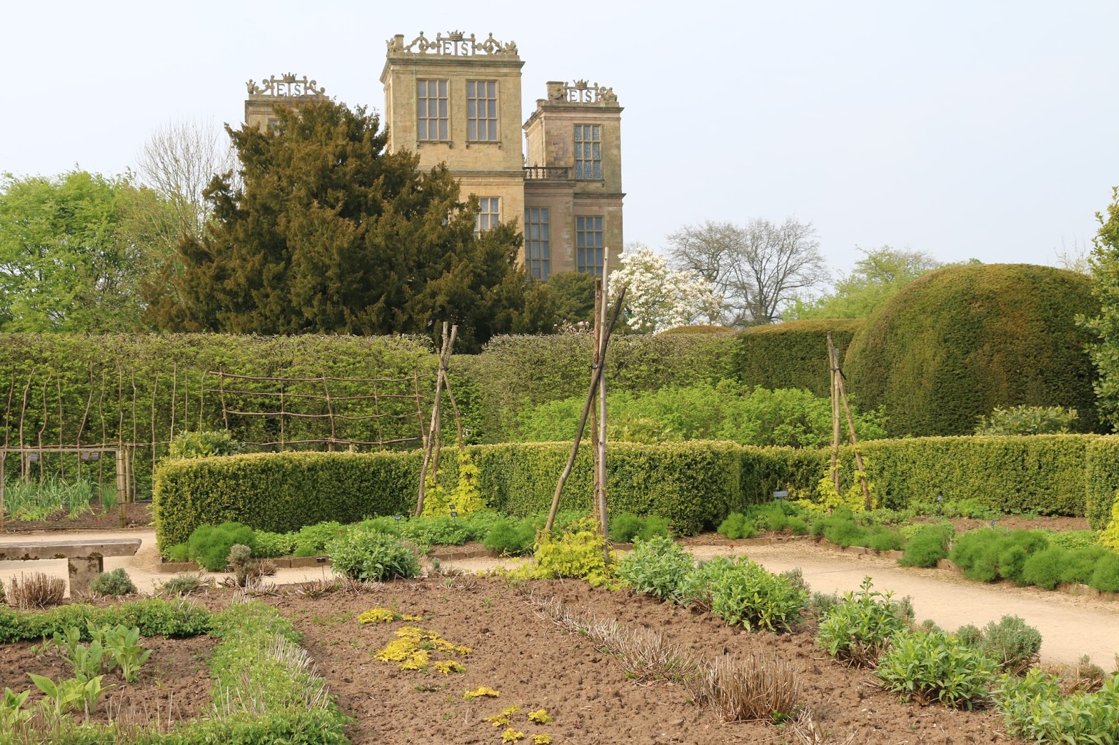 JibberJabberUK Hardwick Hall Herb Garden