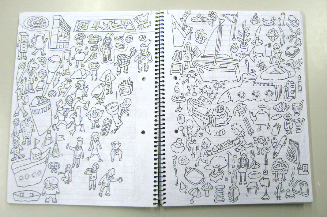 Ilustrador Alexiev Gandman: Dibujos en mi cuaderno