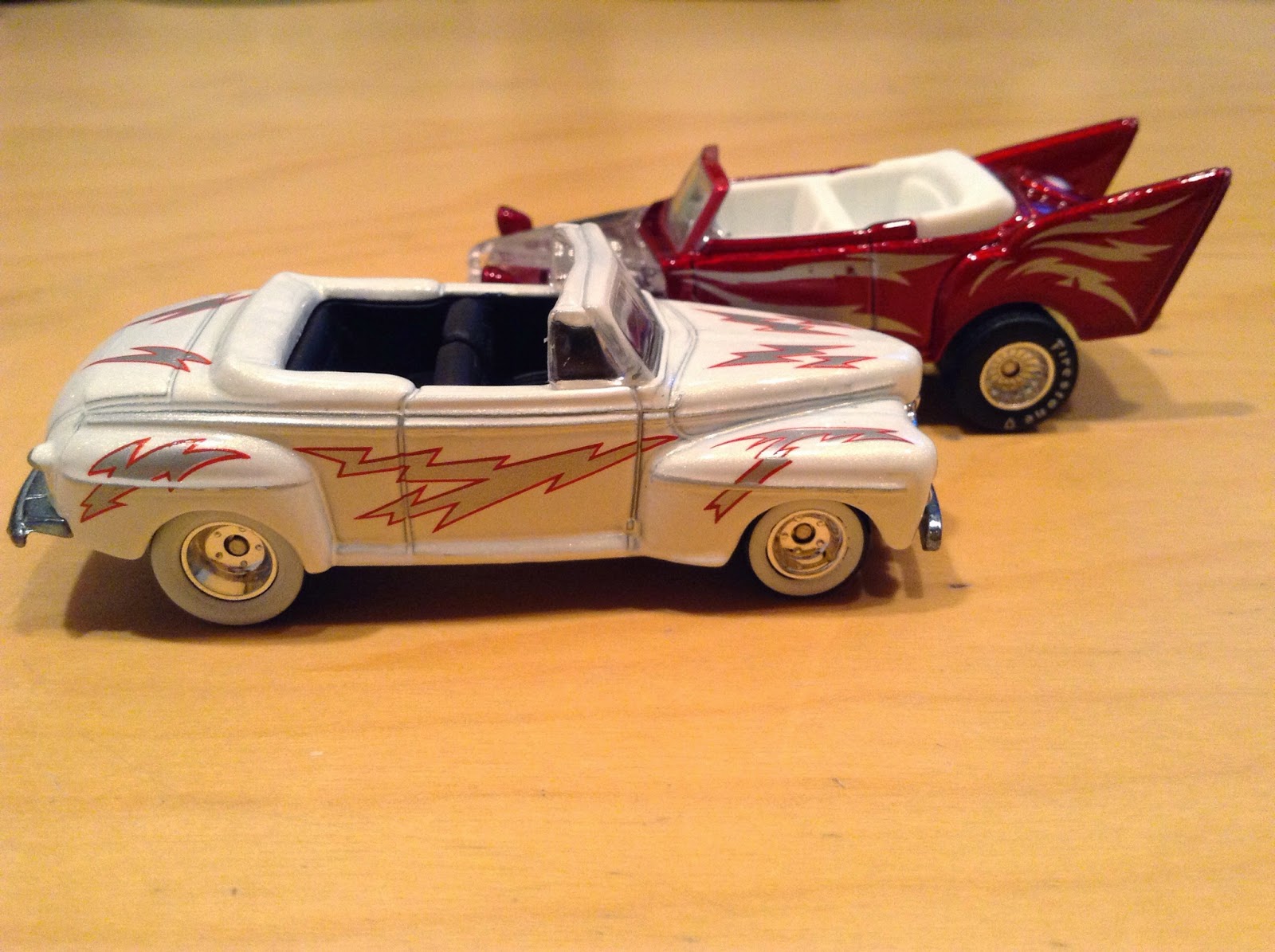 JULIAN'S HOT WHEELS BLOG Greased Lightning 1948 Ford Deluxe (Both HW