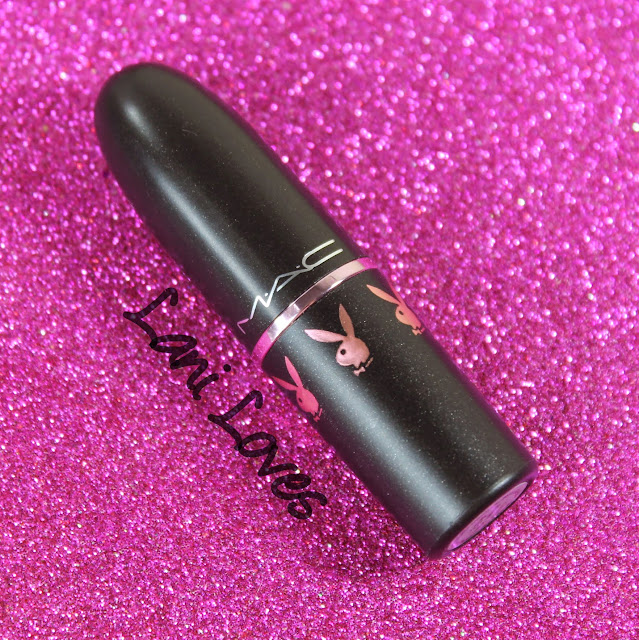 MAC Monday: MAC X Playboy - Bunny Pink Lipstick Swatches & Review