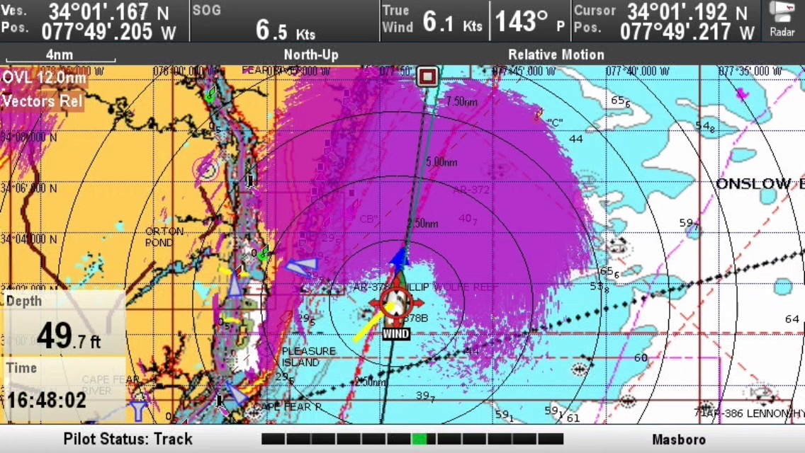 Adventures of Luck of a Fool July 12, 2018 SC to Wrightsville Beach, NC