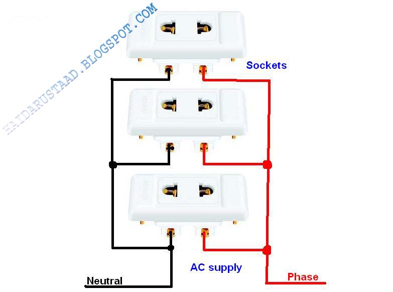 How to wire sockets in Parallel Circuit English video tutorial