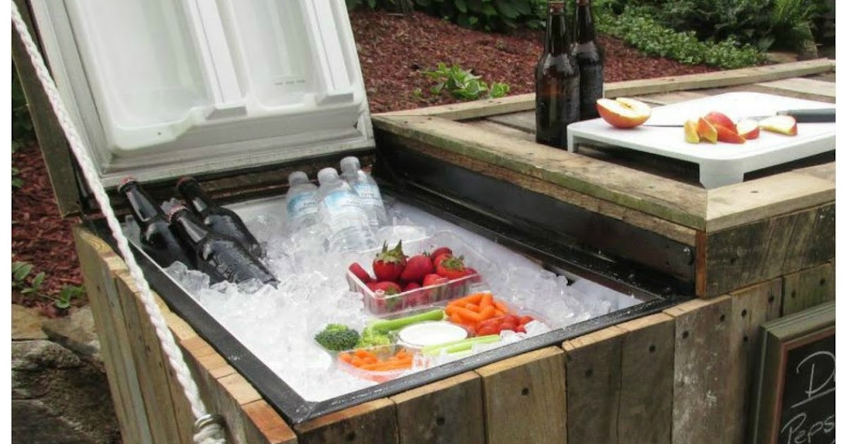 DIY Old Fridge Ideas And Projects, Cooler From Broken Refrigerator