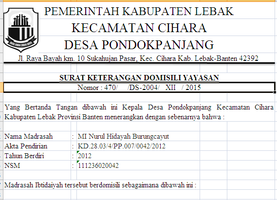 10 Contoh Surat Keterangan Domisili Tempat Tinggal Dari Rt
