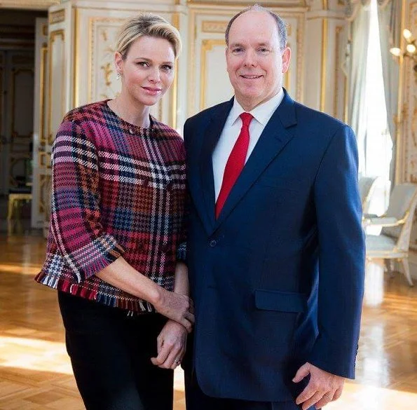 Prince Albert II and Princess Charlene attended the celebration of the Sainte-Devote in Monaco