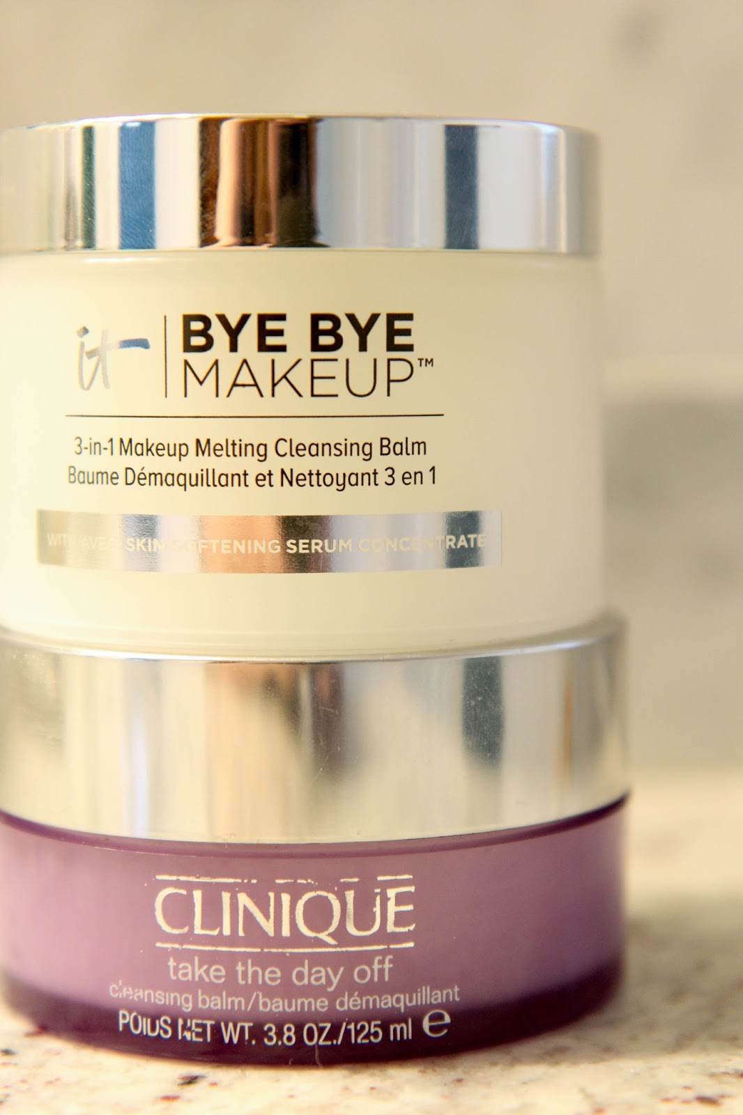 Clinique Take the Day of Cleansing Balm VS. it Cosmetics Bye Bye Makeup