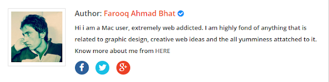 Show A Verified Author Bio Box Below Every Post In Blogger Show A Verified Author Bio Box Below Every Post In Blogger