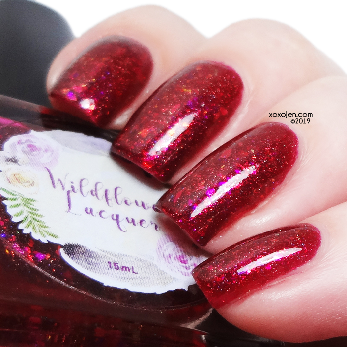 xoxoJen's swatch of Wildflower Lacquer Schwing